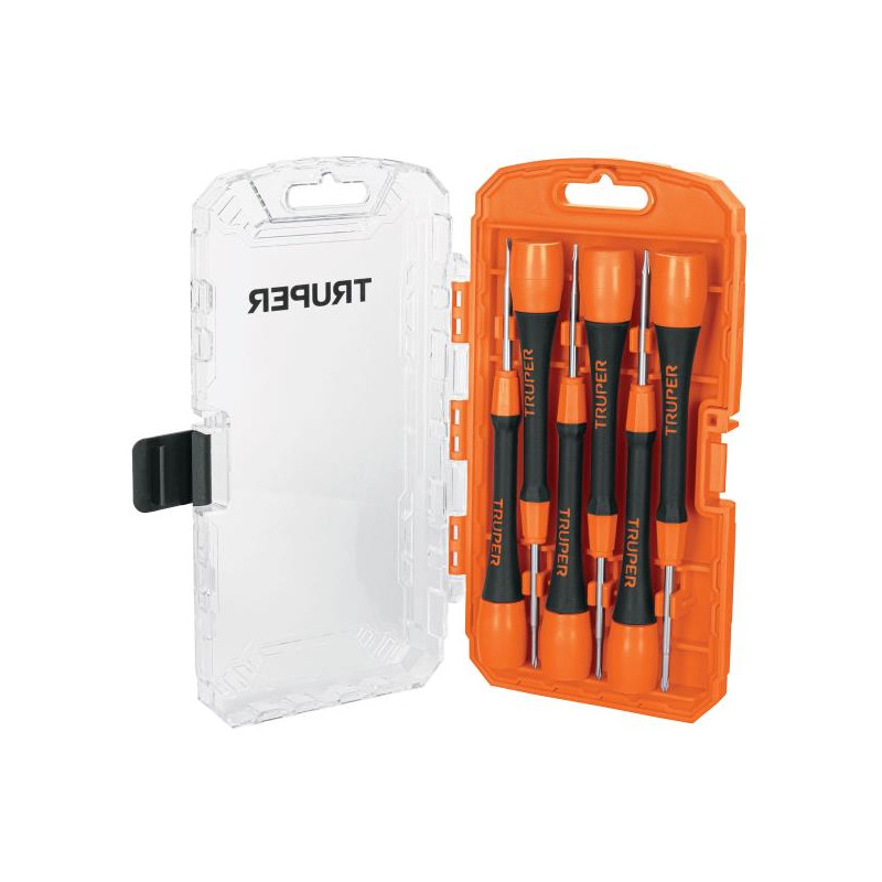  Desarmadores Juegos 6 Pza Mplastico electronica y Presicion Truper 14202 15.084746 Desarmadores Juegos 6 Pza Mplastico electron