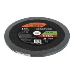  Discos Corte Metal 14" 355.6x2.8mm C1" T41 Chop Saw, Oxido de Alumino, ABT-742 11567 Truper 13.559322 Discos Corte Metal 14" 35