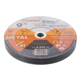  Discos Corte Metal 9" x2mm T41 Oxido de Alumino, DICOF-9020 11587 Truper 5.338983 Discos Corte Metal 9" x2mm T41 Oxido de Alumi