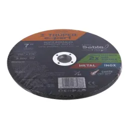  Discos de Corte Metal 7" x1.5mm OAluminio Inox D7/8 T41, Truper 11998 5.338983 Discos de Corte Metal 7" x1.5mm OAluminio Inox D