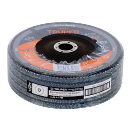  Discos Flap Discs Laminado 7" G60 Lija de Zirconia, DLT-1731 11677 Truper 17.79661 Discos Flap Discs Laminado 7" G60 Lija de Zi