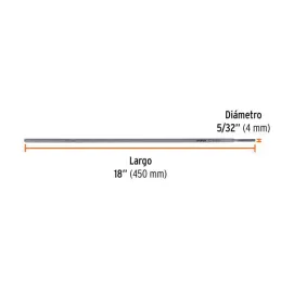  Electrodo 7018 5/32" 1kg, Bajo Hidrogeno, estructuras pesadas, encendido instantaneo y arco estable, E7018-5 14364 Truper 11.01