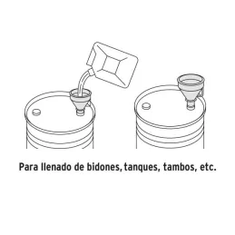  Embudo de Plastico 500ml Cuello Flexible con Agarradera, Truper 11207 4.915254 Embudo de Plastico 500ml Cuello Flexible con Aga