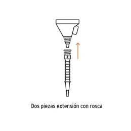  Embudo de Plastico 500ml Cuello Flexible con Agarradera, Truper 11207 4.915254 Embudo de Plastico 500ml Cuello Flexible con Aga
