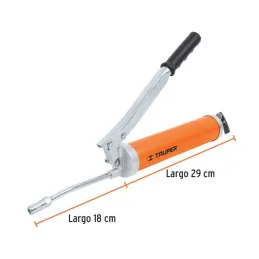 Engrasadora Reforzada 14oz 4500 lb/pulg2 y Refacciones, Extension Flexible y Rigida, GRAS-13 14859 Truper 34.745763 Engrasadora Engrasadora Reforzada 14oz 4500 lb/pulg2 y Refacciones, Extension Flexible y Rigida, GRAS-13 14859 Truper 34.745763 Engrasadora