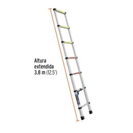  Escaleras Telescopica 13 peldaños T2 102kg Plegable Aluminio Truper 101904 366.949153 Escaleras Telescopica 13 peldaños T2 102k