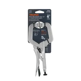  Alicates de Presion 6" Tipo C Autoajustable Acarbono Truper 17413 21.186441 Alicate de Presión Tipo C Mordaza Ajustable 6", Tru