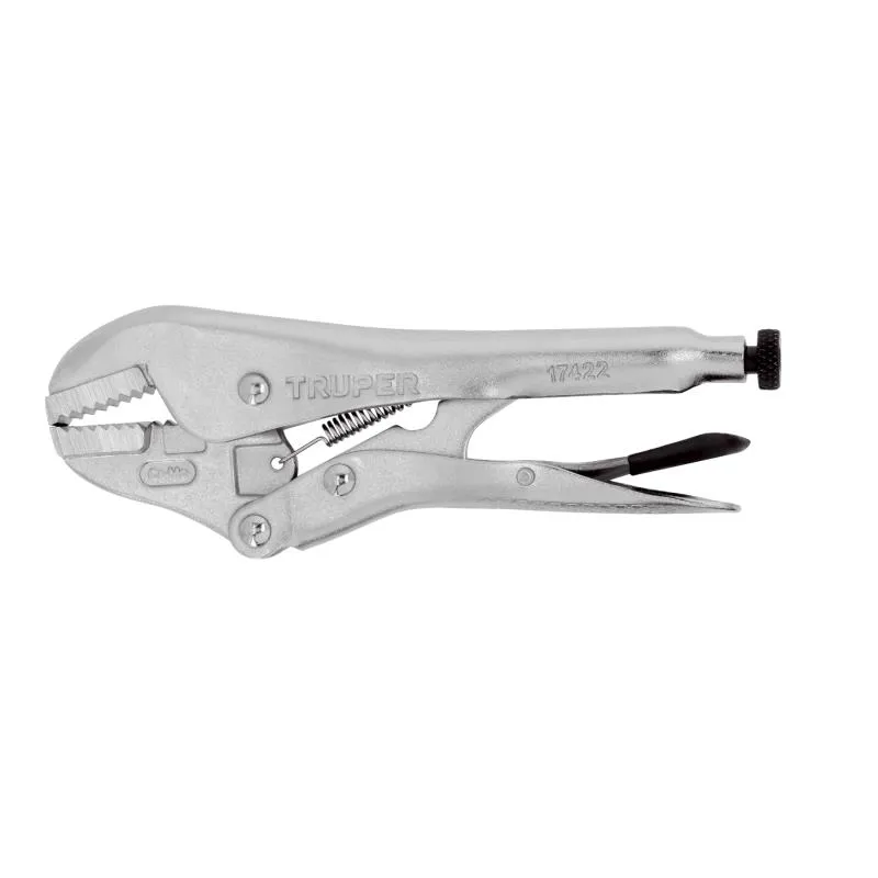  Alicates de Presion 7" Recto CrMolibdeno Truper 17422 17.79661 Alicate de Presión Recto 7", Truper 17422

Mordazas rectas de ac