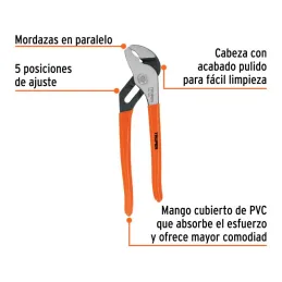  Alicates picoloro 8" Acarbono MangoPVC Truper 17350 14.237288 Alicate Pico de Loro 8" Mango de PVC, Truper 17350

Fabricada en 