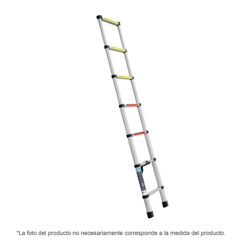  Escaleras Telescopica 13 peldaños T2 102kg Plegable Aluminio Truper 101904 366.949153 Escaleras Telescopica 13 peldaños T2 102k