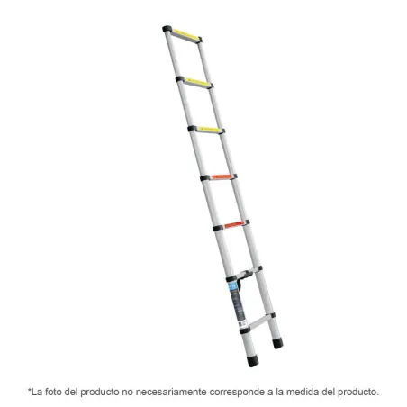  Escaleras Telescopica 13 peldaños T2 102kg Plegable Aluminio Truper 101904 366.949153 Escaleras Telescopica 13 peldaños T2 102k