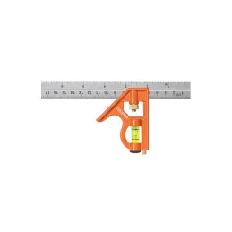  Escuadra de Combinacion 6", Acero Inoxidable, Para Angulos de 45 y 90 Grados, ECT-6 14369 Truper 12.20339 Escuadra de Combinaci