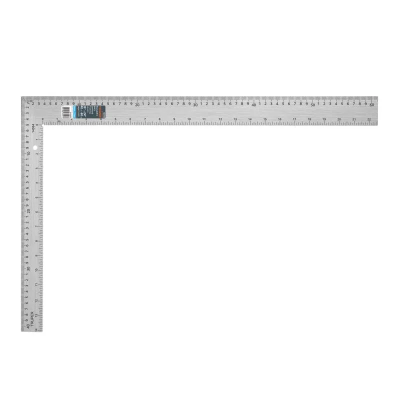  Escuadra para Albañil 16" x 24", 40.6 x 61cm Graduacion Estampada en Acero, Cantos rectificados, E-16X24 14384 Truper 22.881356