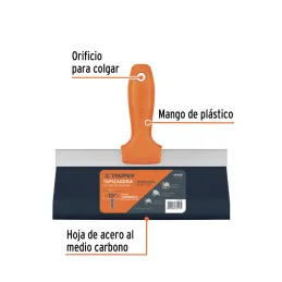 Espatula Tapizadoras 10", Para Alisado y Acabados, ETA-10 14460 Truper Truper-Espatula Tapizadoras 10", Para Alisado y Acabados,