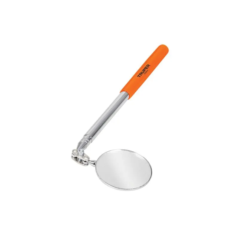  Espejo Telescopico, Extension Min. 28cm Max 44cm, Cabeza Articulada, para areas de dificil acceso, ESP-TEL 14544 Truper 10.2542