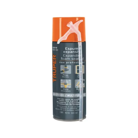  Espuma Expansiva Poliuretano 300ml Multiusos Ailan Sellan, Truper 10919 13.559322 Espuma Expansiva Poliuretano 300ml Multiusos 