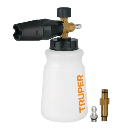  Espumadoras Dispensador Jabon con cañon lanza espuma para hidrolavadora Truper 102403 83.898305 Espumadoras Dispensador Jabon c