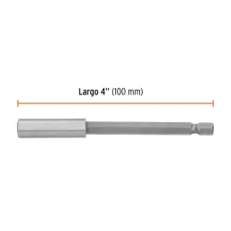  Extension magnetica 1/4" x100mm, estuche con 5 piezas, Truper 11871 13.983051 Extension magnetica 1/4" x100mm, estuche con 5 pi