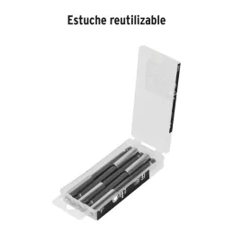  Extension magnetica 1/4" x100mm, estuche con 5 piezas, Truper 11871 13.983051 Extension magnetica 1/4" x100mm, estuche con 5 pi