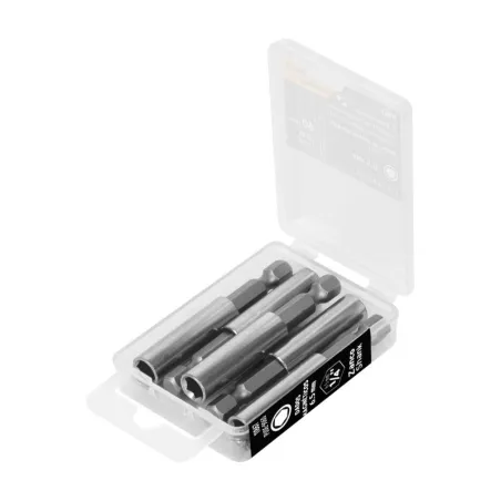  Extension magnetica 1/4" x60mm, estuche con 5 piezas, Truper 11867 10.508475 Extension magnetica 1/4" x60mm, estuche con 5 piez