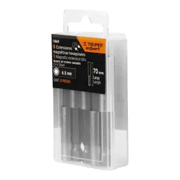  Extension magnetica 1/4" x70mm, estuche con 5 piezas, Truper 11869 11.186441 Extension magnetica 1/4" x70mm, estuche con 5 piez