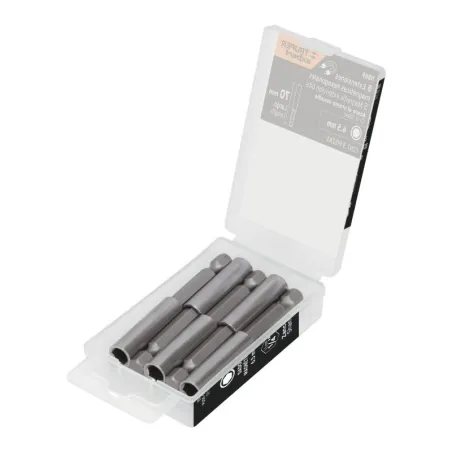  Extension magnetica 1/4" x70mm, estuche con 5 piezas, Truper 11869 11.186441 Extension magnetica 1/4" x70mm, estuche con 5 piez