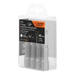  Extensiones Magnetica Dado 1/4" 5Piezas L50mm Zanco1/4, PUDE-9025 12939 Truper 5.677966 Extensiones Magnetica Dado 1/4" 5Piezas