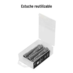  Extensiones Magnetica Dado 1/4" 5Piezas L50mm Zanco1/4, PUDE-9025 12939 Truper 5.677966 Extensiones Magnetica Dado 1/4" 5Piezas