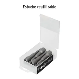  Extensiones Magnetica Punta 5/16" 5Pzas x L2" Z1/4, PUDE-9031 12942 Truper 6.101695 Extensiones Magnetica Punta 5/16" 5Pzas x L