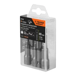  Extensiones Magnetica Punta 5/16" 5Pzas x L2" Z1/4, PUDE-9031 12942 Truper 6.101695 Extensiones Magnetica Punta 5/16" 5Pzas x L
