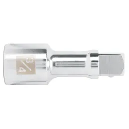  Extensiones, encastre 3/4" Diametro 25.4 mm Largo 4", en acero al cromo vanadio, E-5660 13902 Truper 25.423729 Extensiones, enc