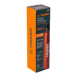  Extintor Desechables 450g Portatil Inc. Polvo Tipo ABC, Casas Autos, Truper 101174 31.355932 Extintor Desechables 450g Portatil