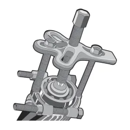  Extractor de Media Luna, Alcance min 62mm Max 108mm, Medida Ajustable, EX-B4 14517 Truper 82.20339 Extractor de Media Luna, Alc