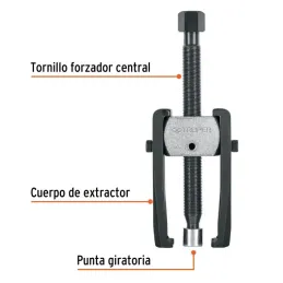  Extractor de Poleas, pata de Cabra, Apertura max 45mm min 32mm Alcance max 70mm, EX-PACA 14501 Truper 53.389831 Extractor de Po