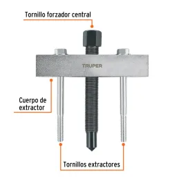  Extractor para Engrane y Orificios Roscados, Apertura max 114mm Alcance max 38mm, EX-OROS 14502 Truper 34.745763 Extractor para
