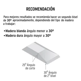  Formones 7/8", en acero al cromo vanadio, Mango Ergonomico Confort Grip, FT-7/8 14630 Truper 11.186441 Formones 7/8", en acero 