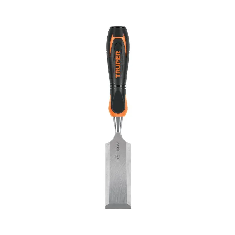  Formones 1 1/2", en acero al cromo vanadio, Mango Ergonomico Confort Grip, FT-1-1/2 14639 Truper 13.983051 Formones 1 1/2", en 