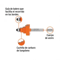  Fresas Escalonada 1-1/8" x22mm cRodaje Truper 10673 32.20339 Fresas Escalonada 1-1/8" x22mm cRodaje Truper 10673

Cuerpo de ace