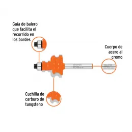  Fresas Jovel 1" x22mm cRodaje, Truper 10674 34.745763 Fresas Jovel 1" x22mm cRodaje, Truper 10674

Cuerpo de acero al cromo y c