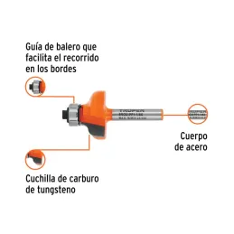  Fresas Pecho de Paloma 1-1/8" x13mm cRodaje Truper 11479 22.881356 Fresas Pecho de Paloma 1-1/8" x13mm cRodaje Truper 11479

Cu