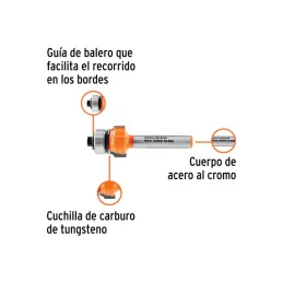  Fresas Redondeadoras 5/8" x8mm cRodaje Truper 102726 15.254237 Fresas Redondeadoras 5/8" x8mm cRodaje Truper 102726

Cuerpo de 