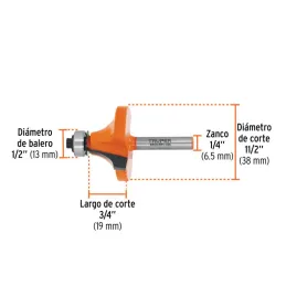  Fresas Redondeadoras 1-1/2" x19mm cRodaje, Truper 11471 25.423729 Fresas Redondeadoras 1-1/2" x19mm cRodaje, Truper 11471

Cuer