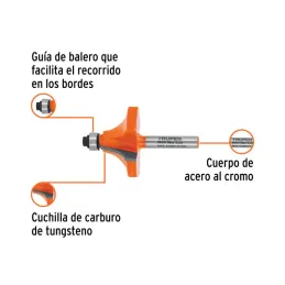 Fresas Redondeadoras 1-1/2" x19mm cRodaje, Truper 11474 20.338983 Fresas Redondeadoras 1-1/2" x19mm cRodaje, Truper 11474

Cuer