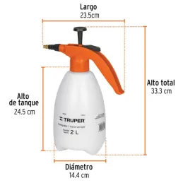  Fumigador domestico 2L Boquilla Regulable Domestico Truper 10235 15.338983 Fumigador domestico 2L Boquilla Regulable Domestico 