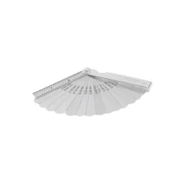  Galgas de Bujia, 15 Hojas, Graduacion 0.05 - 0.63mm Inc. Regla Graduada, en acero al manganeso, CAL-15 14395 Truper 6.610169 Ga