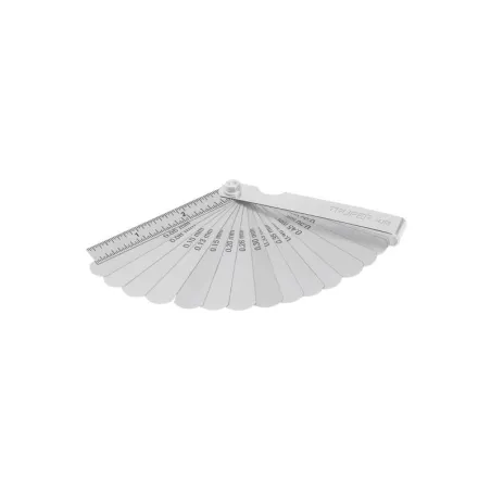  Galgas de Bujia, 15 Hojas, Graduacion 0.05 - 0.63mm Inc. Regla Graduada, en acero al manganeso, CAL-15 14395 Truper 6.610169 Ga