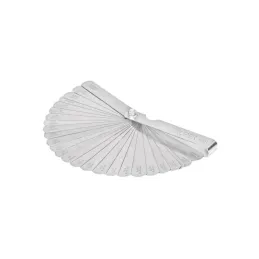  Galgas de Bujia, 26 Hojas, Graduacion 0.04 - 0.63mm Inc. Regla Graduada, en acero al manganeso, CAL-26 14396 Truper 9.322034 Ga