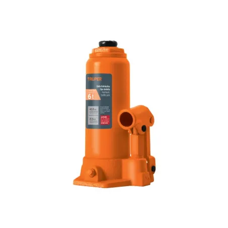  Gata de Botella 6 Toneladas, Con Tornillo de Extension, Altura Max 435 mm, GAT-6 14814 Truper 85.59322 Gata de Botella 6 Tonela
