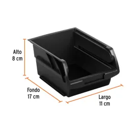  Gavetas Bandejas Apilables N2 17x11x8cm Polipropileno Truper 10889 2.457627 Gavetas Bandejas Apilables N2 17x11x8cm Polipropile