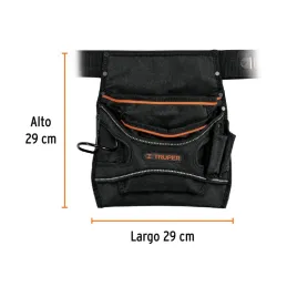  Portaherramientas 13 Compartimientos Poliester Forro PVC con cinturon, Truper 15313 34.745763 Portaherramientas 13 Compartimien